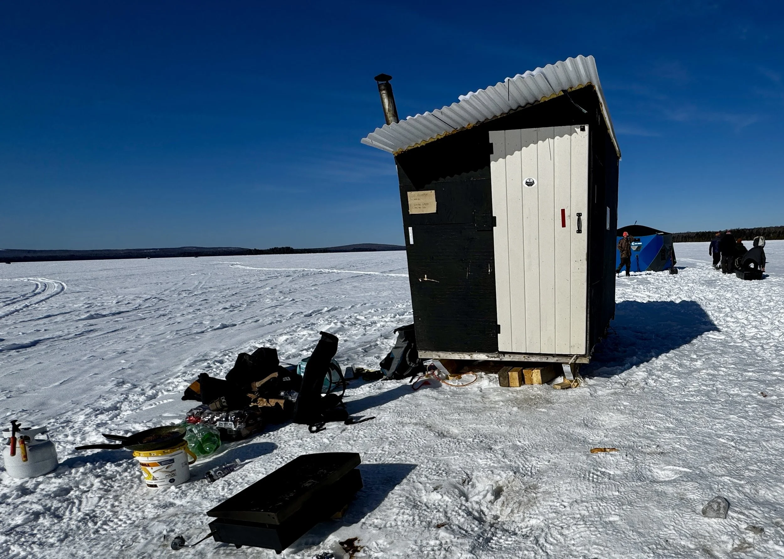 Bain There, Done That: Fish Tales From a New Brunswick Ice Hut